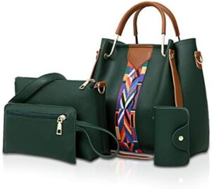 NICOLE&DORIS Women’s 4-Piece Handbag Set