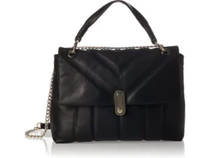 What is the Ted Baker Women's AYAAH Puffer Shoulder Bag made of? The bag is made of a polyester shell with faux-leather trim. Is the Ted Baker Women's AYAAH Puffer Shoulder Bag water-resistant? Yes, the bag is water-resistant. What are the dimensions of the Ted Baker Women's AYAAH Puffer Shoulder Bag? The bag measures 11.5 inches in height, 15 inches in width, and 6 inches in depth. Does the Ted Baker Women's AYAAH Puffer Shoulder Bag come with a warranty? Yes, the bag comes with a one-year limited warranty from the date of purchase. Is the shoulder strap of the Ted Baker Women's AYAAH Puffer Shoulder Bag adjustable? Yes, the shoulder strap is adjustable for maximum comfort.